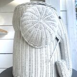 Zoomorphic straw basket