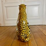 ceramic leopard, Italy, 1970