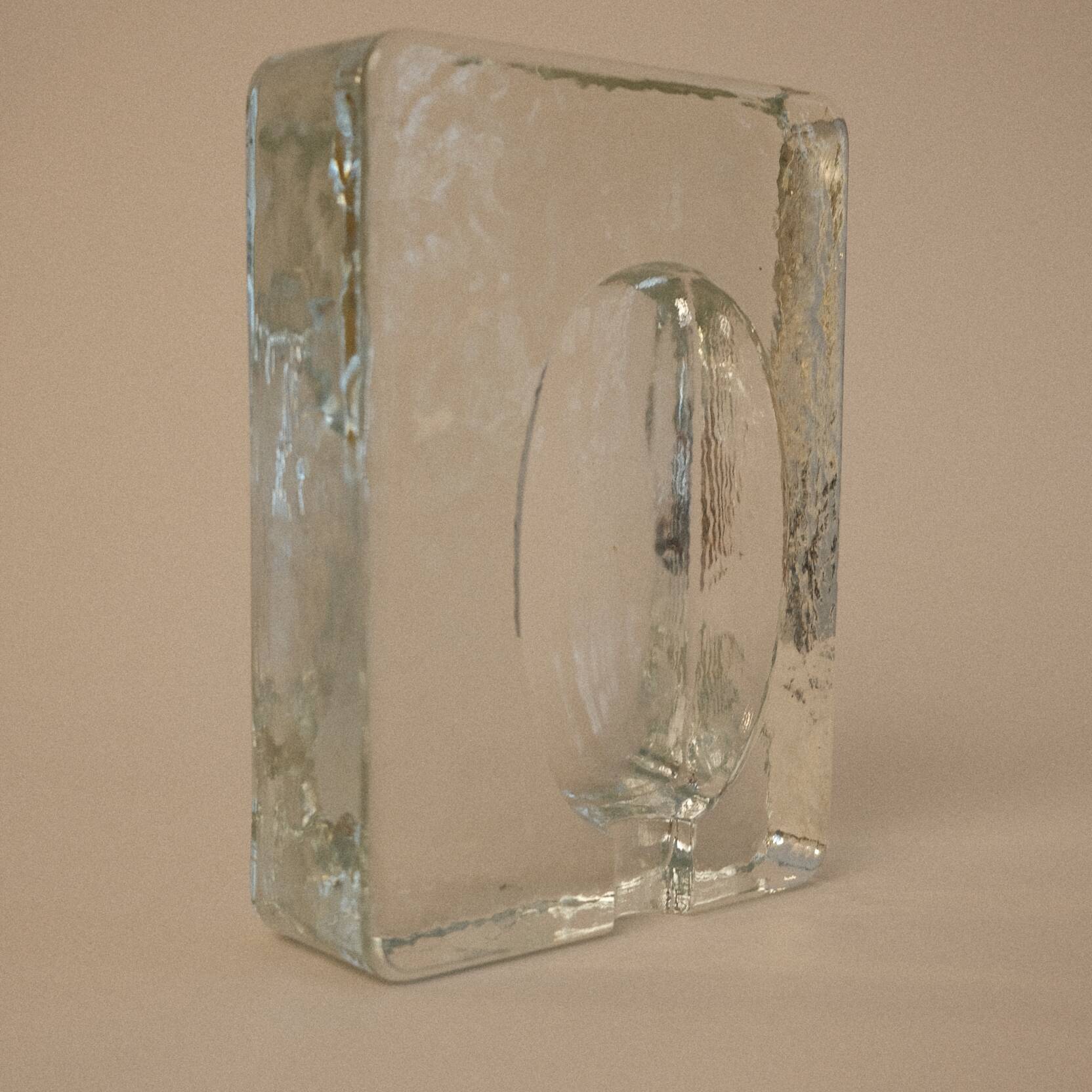 Vintage glass ashtray