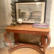 Art Nouveau Italian Wooden Console Table