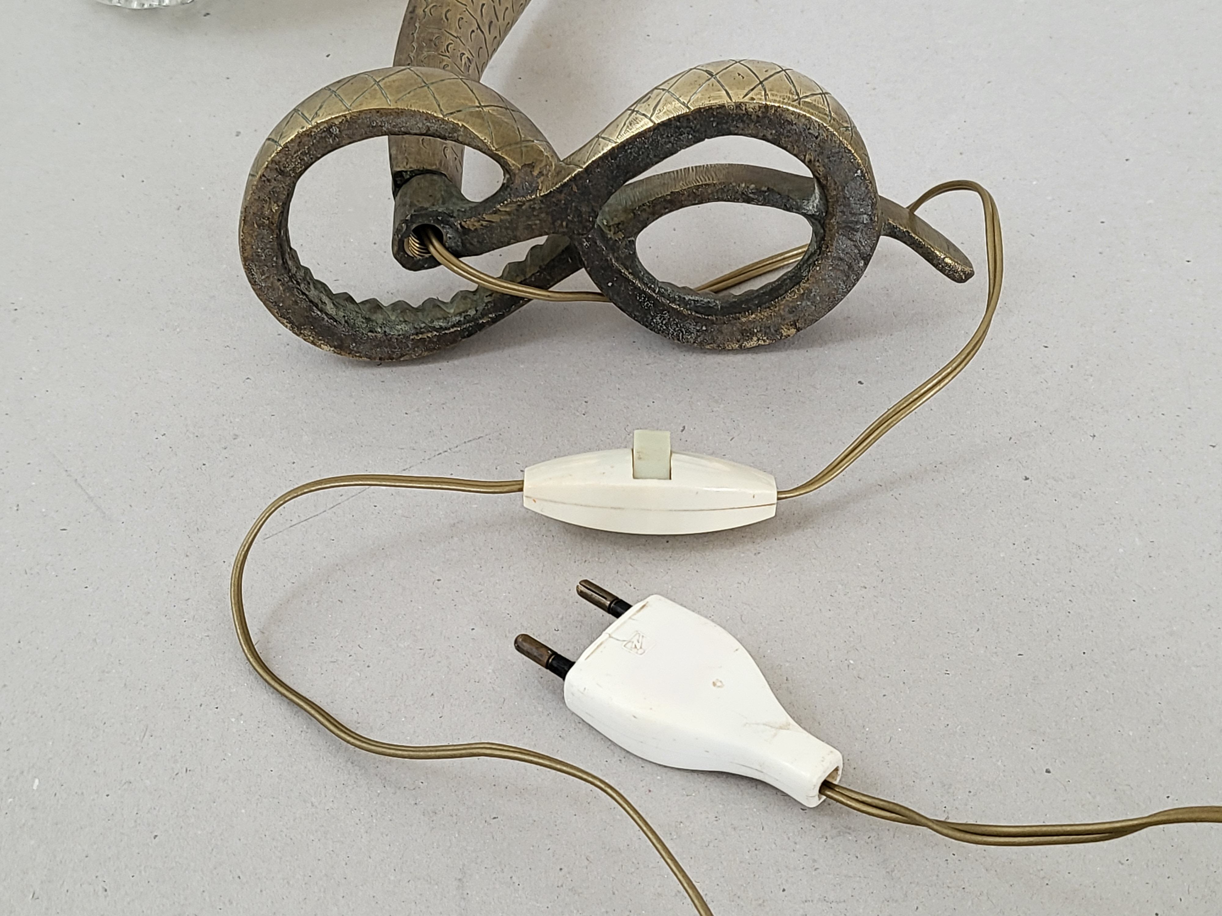 Vintage snake lamp 1970