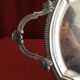 Louis XVI style silver metal plateau