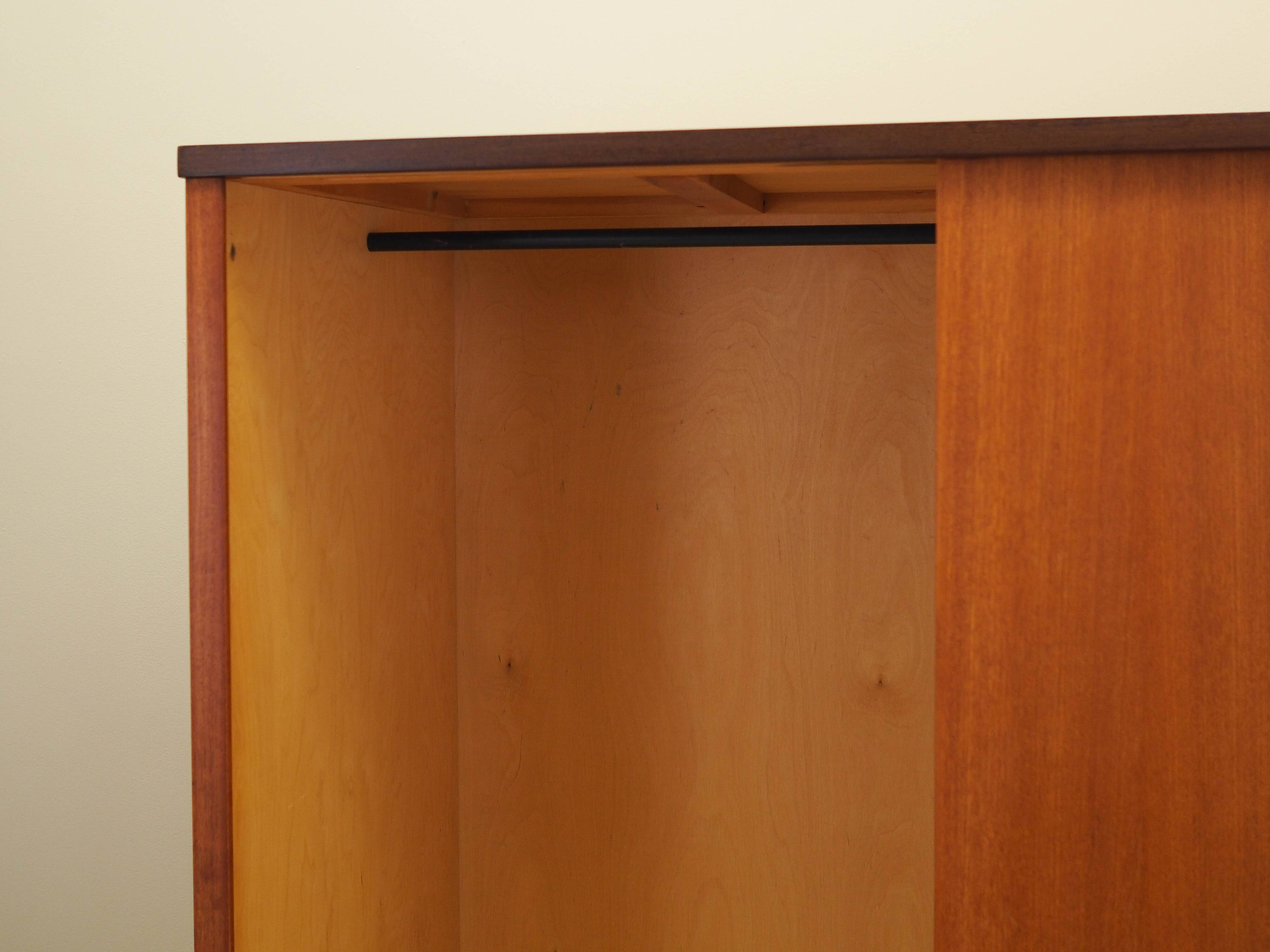 Teak wardrobe, Danish design, 1960s, manufacturer: Denmark