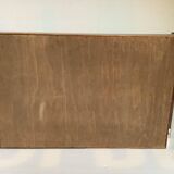 Old tray with art deco wooden handles