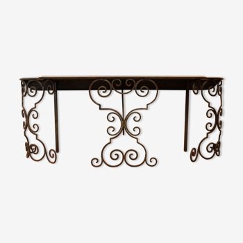 Wrought iron console