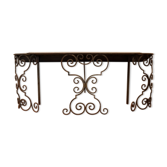 Wrought iron console