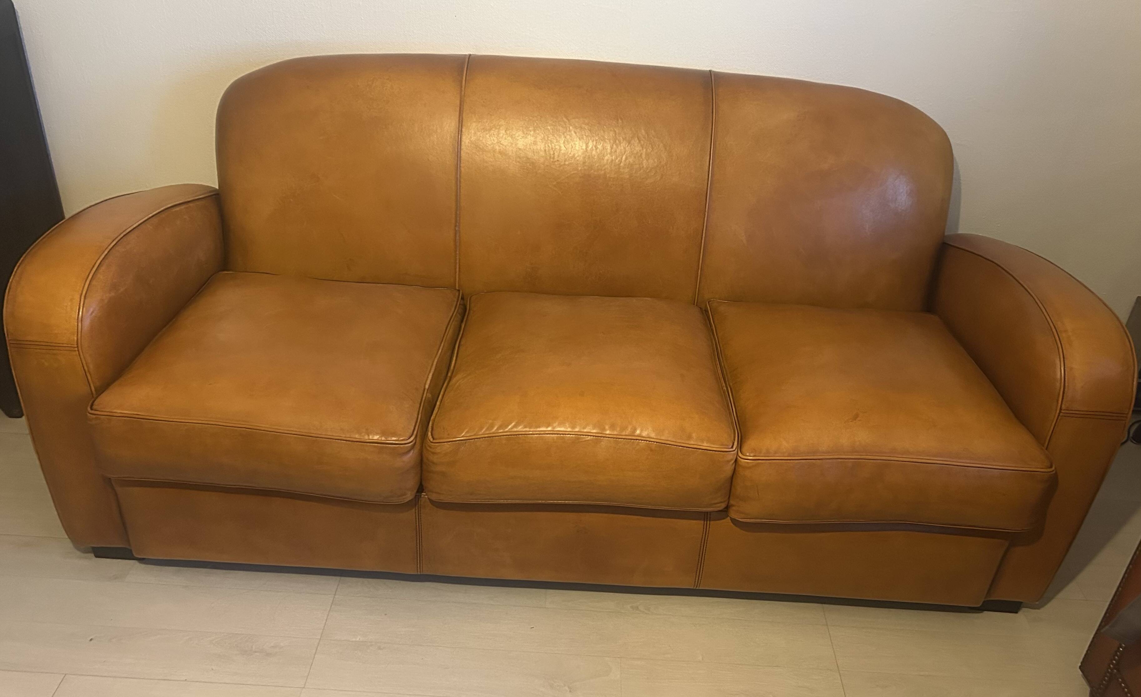 Leather sofa