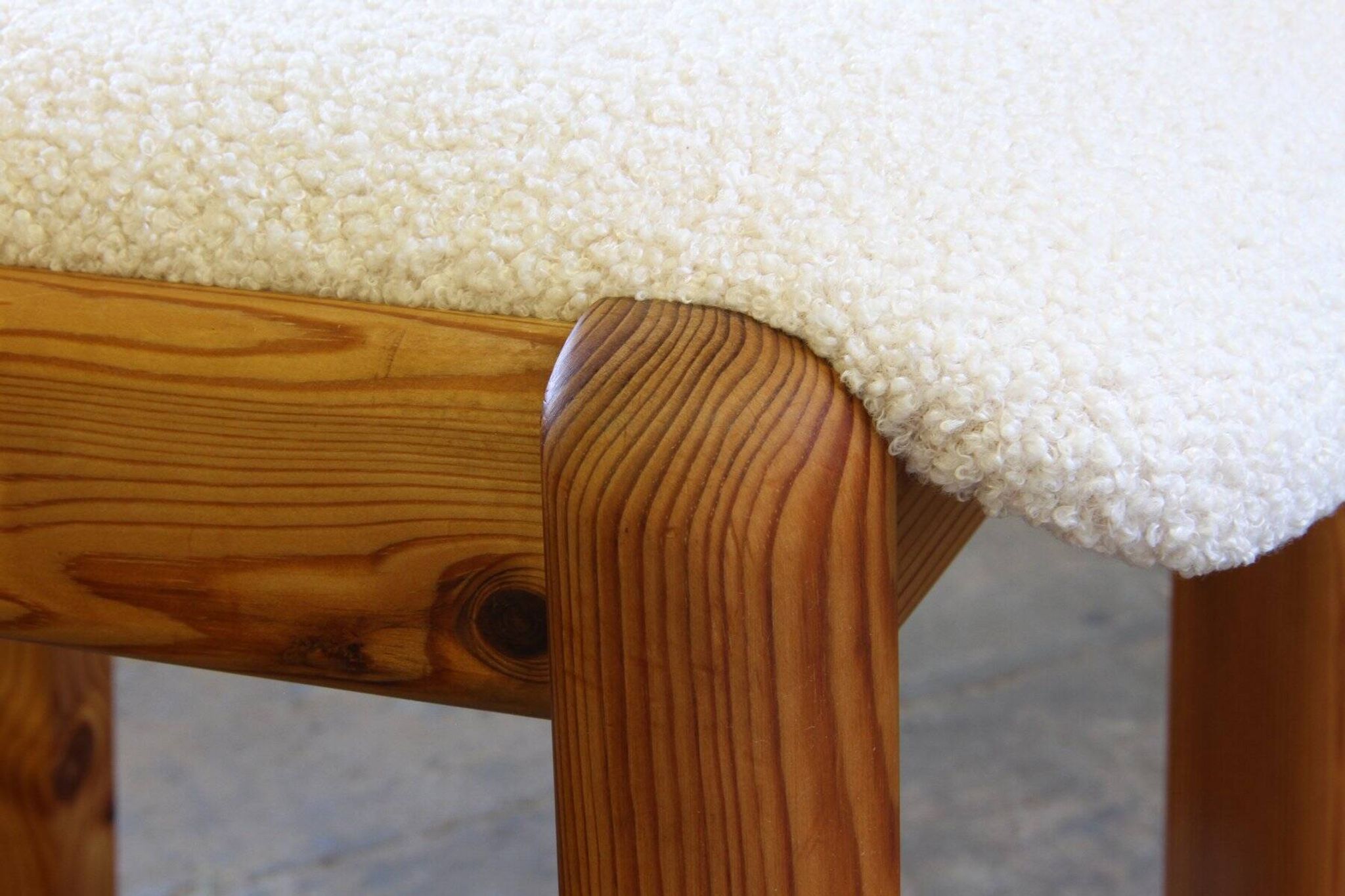Vintage Danish pine dining chairs att. to Dyrlund, 1970s-1980s, set of 6