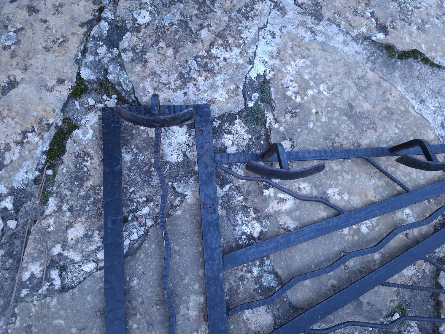 Art Deco wall coat rack