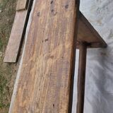 Rustic wooden bench