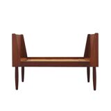 Lit en teck, design danois, années 1970, production : Danemark