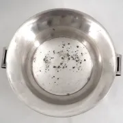 Christofle, Gallia, footed bowl, Art Deco, silver-plated, Fjerdingstad.