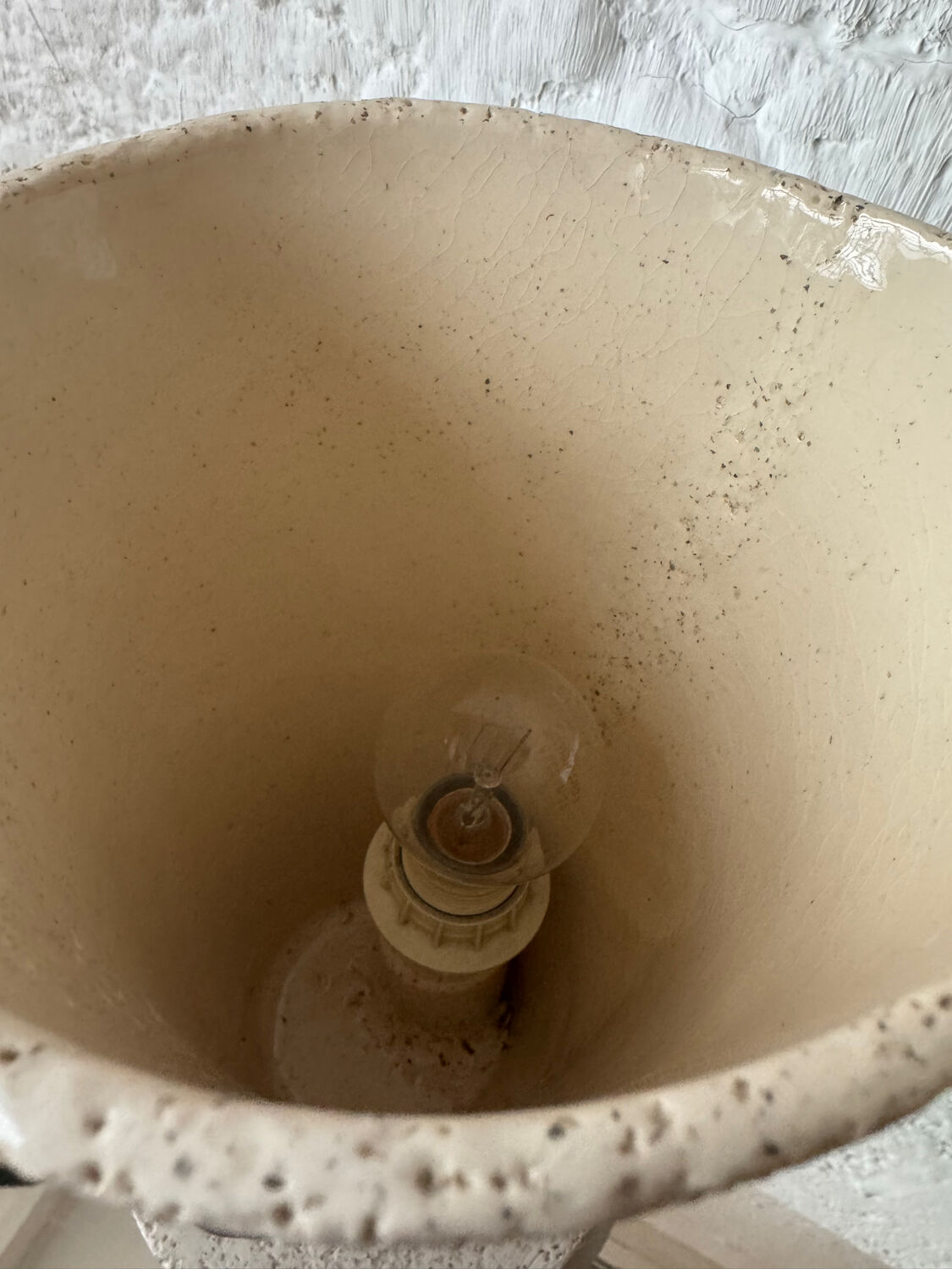 Vintage handcrafted ceramic lamp