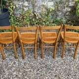 4 vintage Luterma bistro chairs 1940
