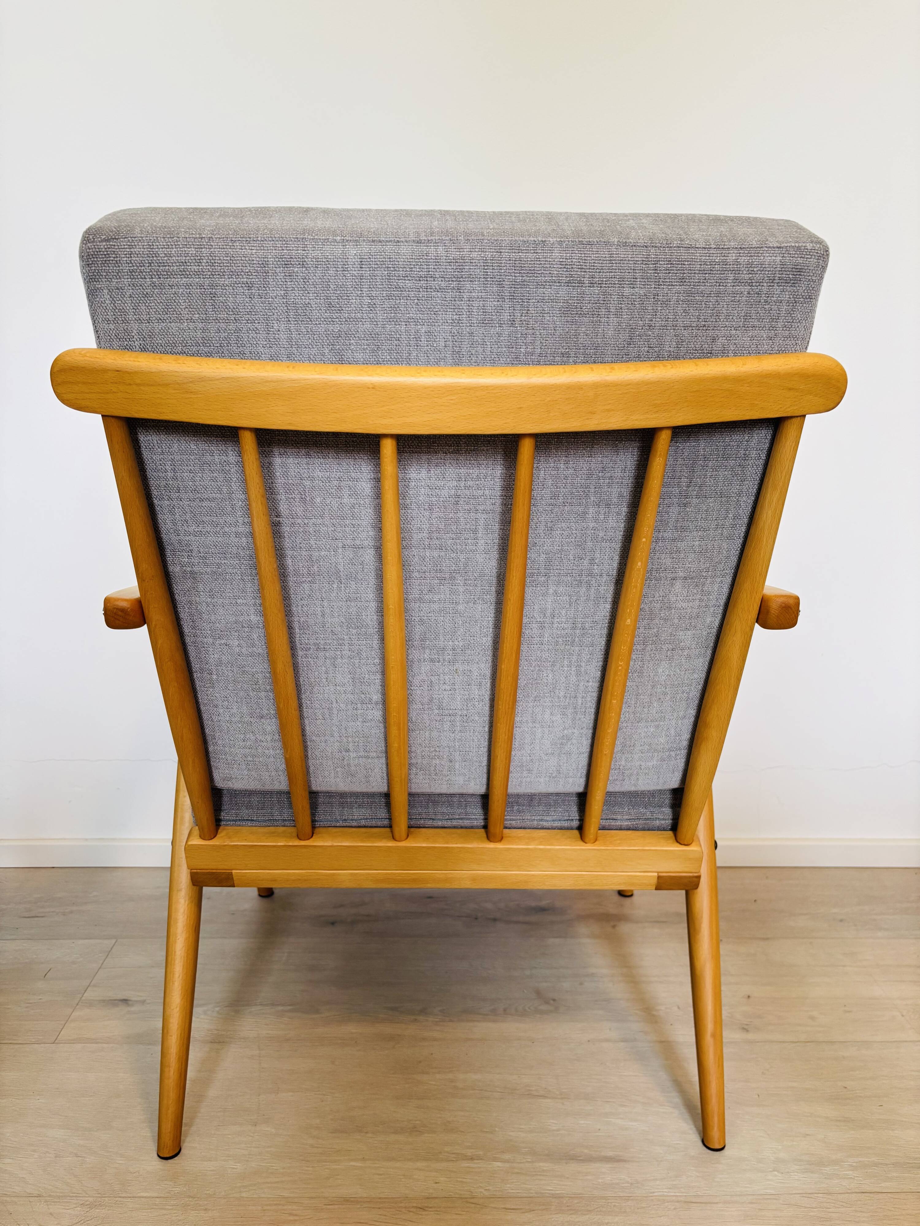 Mid-Century Boomerang Armchair by Jaroslav Smidek for Ton