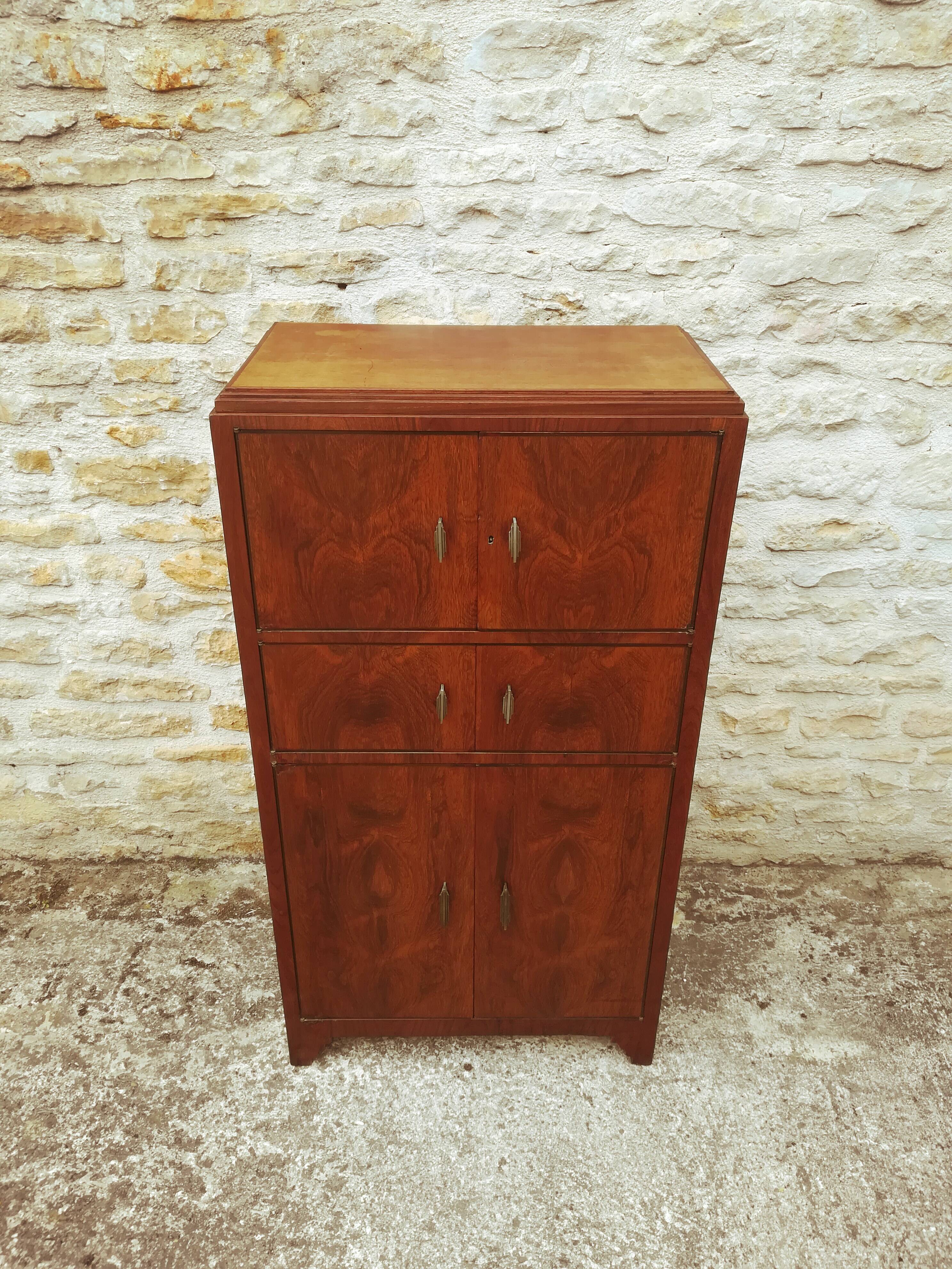 Art deco furniture with six doors