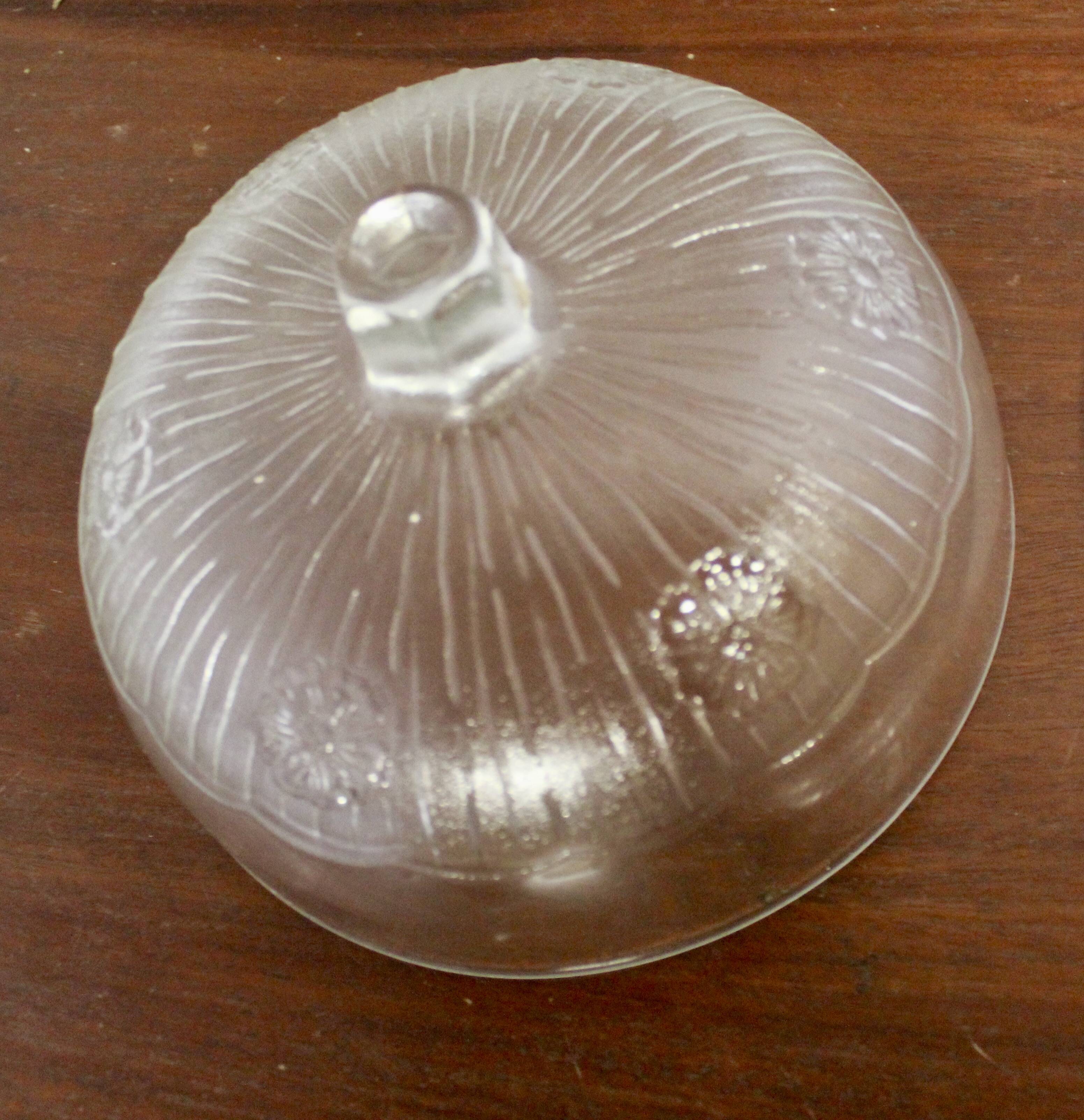 Vintage cake stand with dome