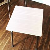 Paire de tabourets en formica