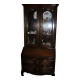 Display secretary in cherry wood, Louis XV style.