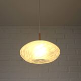 Vintage chandelier / Murano glass hanging lamp / Unique light fixture / Pendant light / Italy 1980s