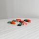 set of ceramic carrot knife holders