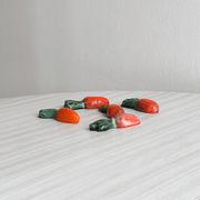 set of ceramic carrot knife holders
