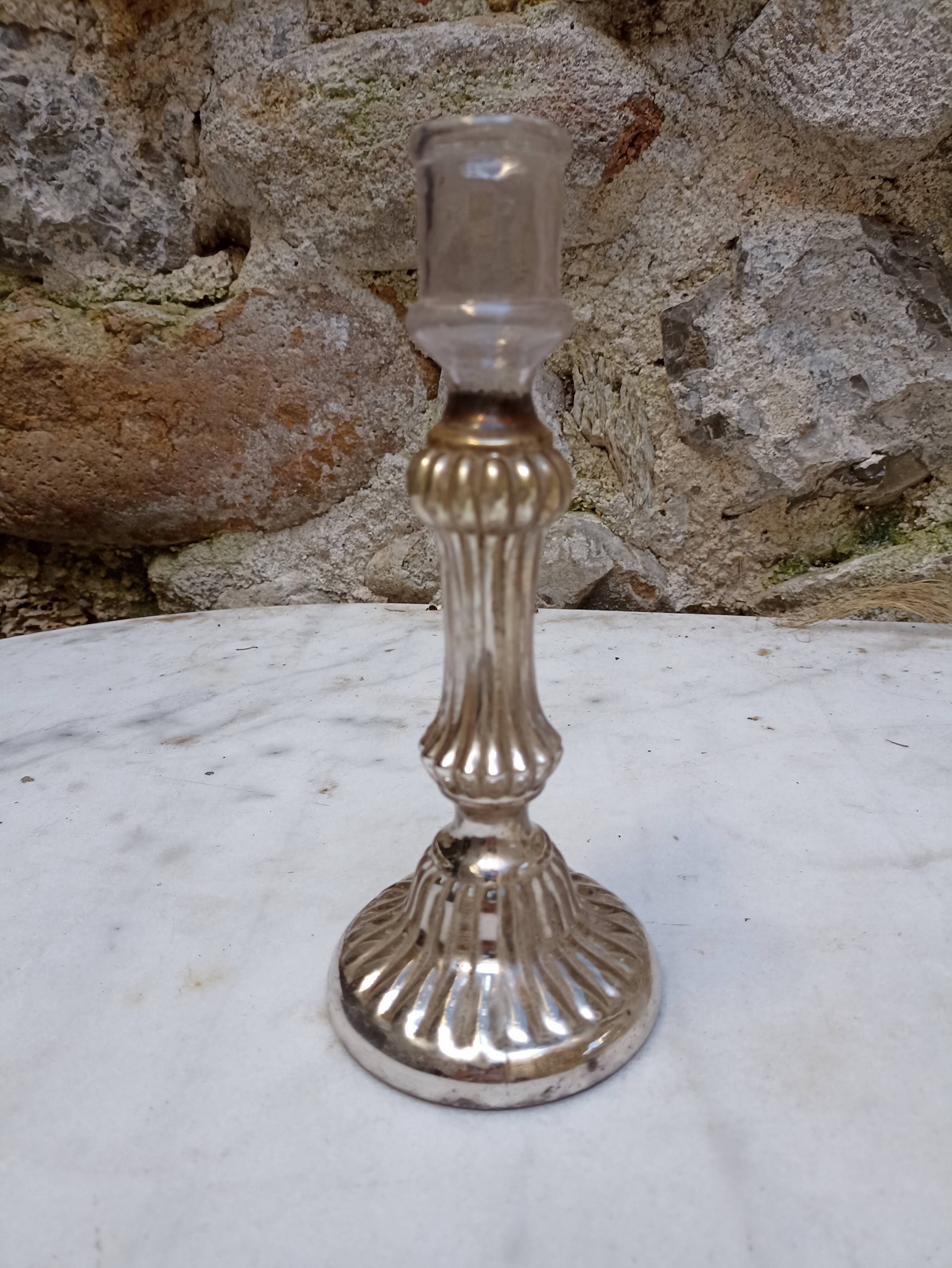 Mercurized candle holder