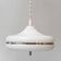 Space Age chandelier in metal and plastic, 1970s vintage modernism