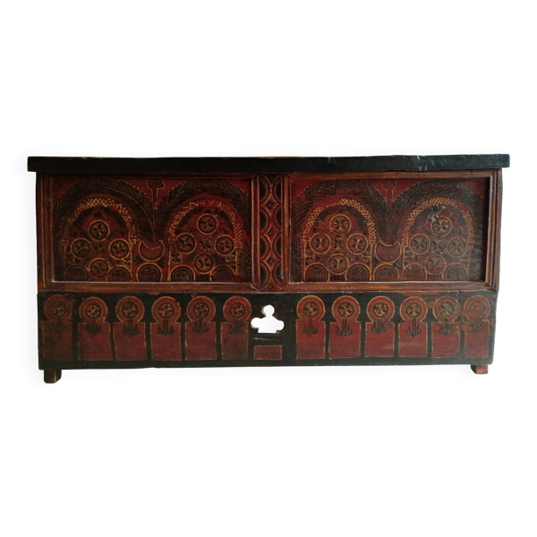 Coffre de mariage marocain, années 50