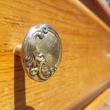 Old Art Deco chest of drawers 4 drawers and marble top