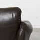 Leather Maralunga Lounge Chair and Ottoman by Vico Magistretti for Cassina