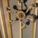 Vintage chandelier in gilded brass with 6 lights - Classic style