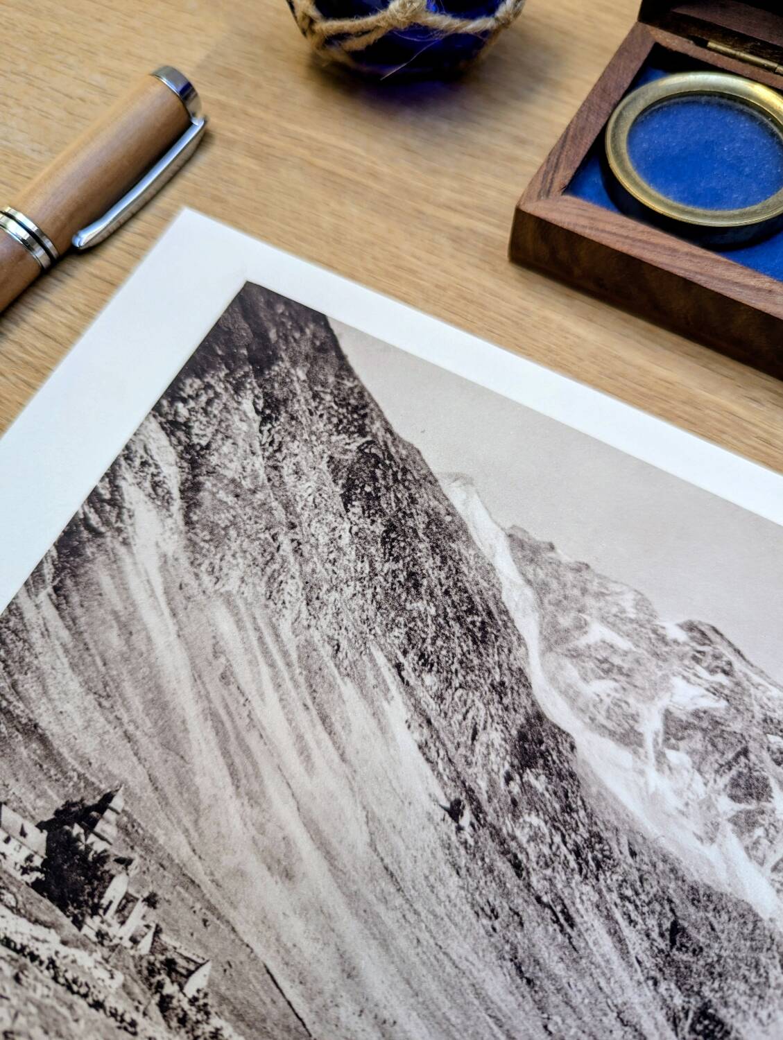 The Héas valley, Hautes-Pyrénées, photo print from 1937.