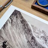 The Héas valley, Hautes-Pyrénées, photo print from 1937.