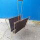 Magazine holder gilded steel file imitation vintage shelled patterns
