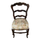 Chaise bois coquillage