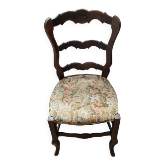 Chaise bois coquillage