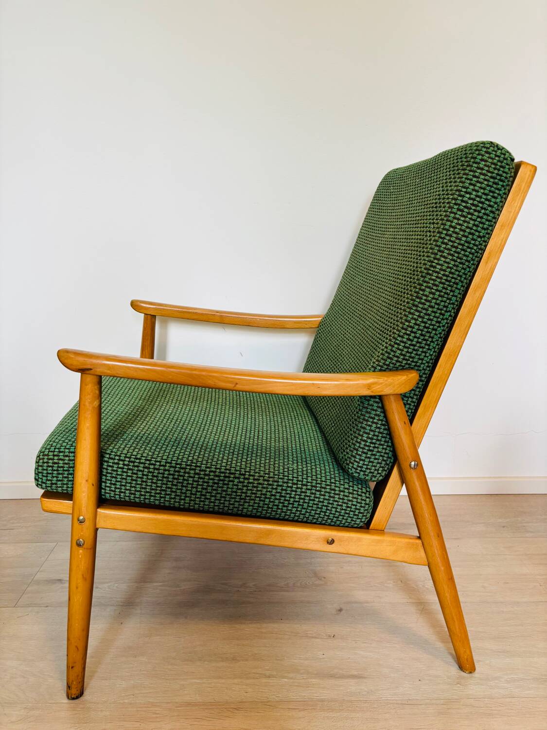 Fauteuil de salon vintage de Tchécoslovaquie des années 1960