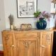 Buffet art déco en chêne massif