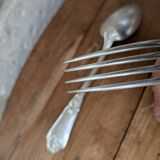 Ravinet d'Enfert silver plated fork and spoon set 84g