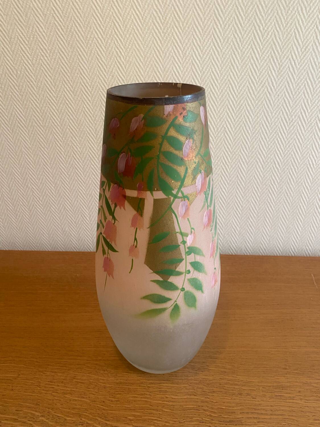 Vase Art déco signé Belval