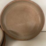 Set of 5 stoneware plates