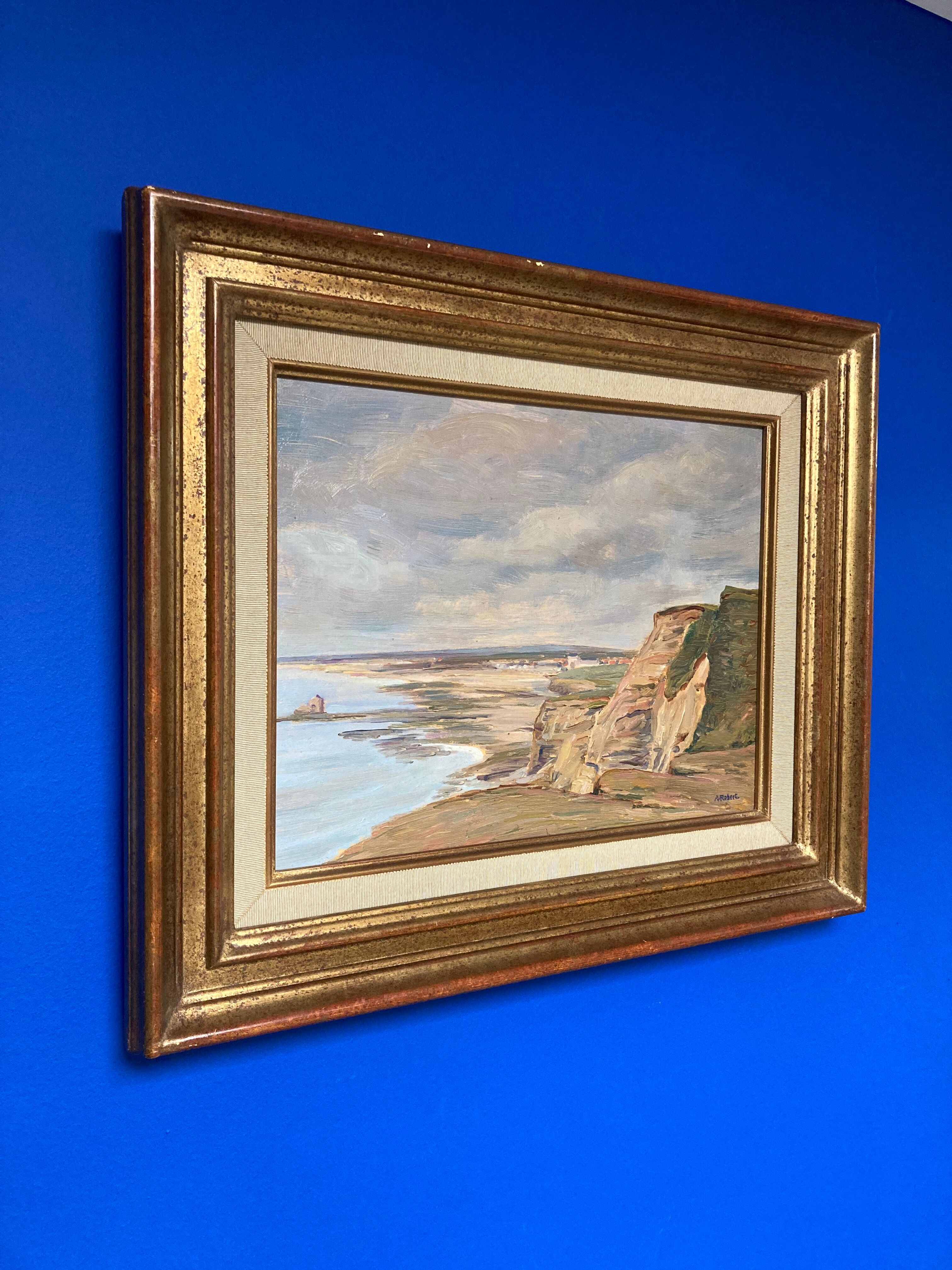 Vintage Seaside Painting