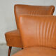 Vintage Tan cocktail armchair years 60