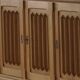 Brutalist oak sideboard, mid-century Danish design, Kjærnulf style, 1960s.