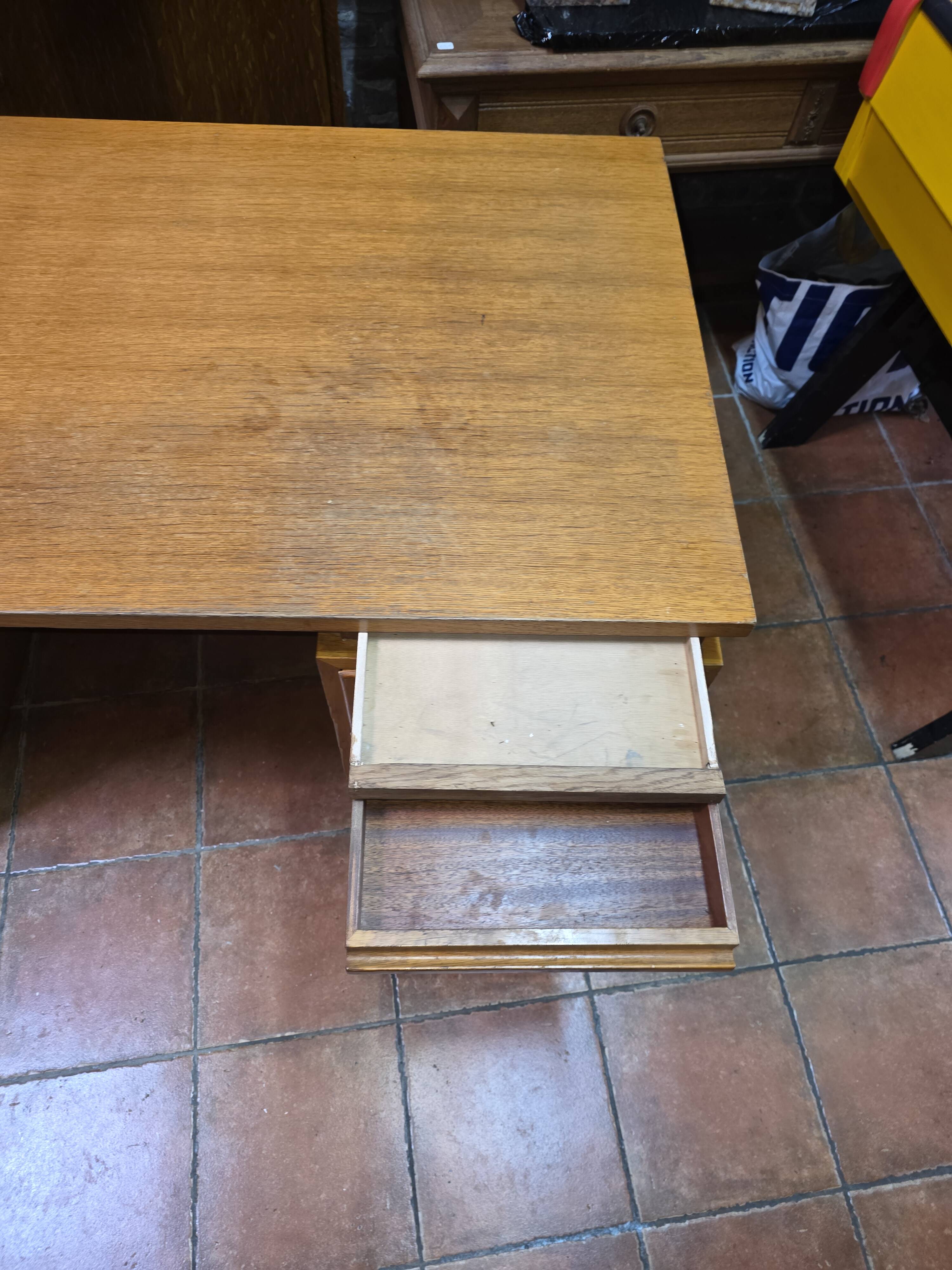 1960s Burwood Oak Desk