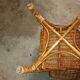 Fauteuil en rotin vintage
