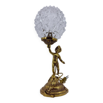 Vintage cherub lamp