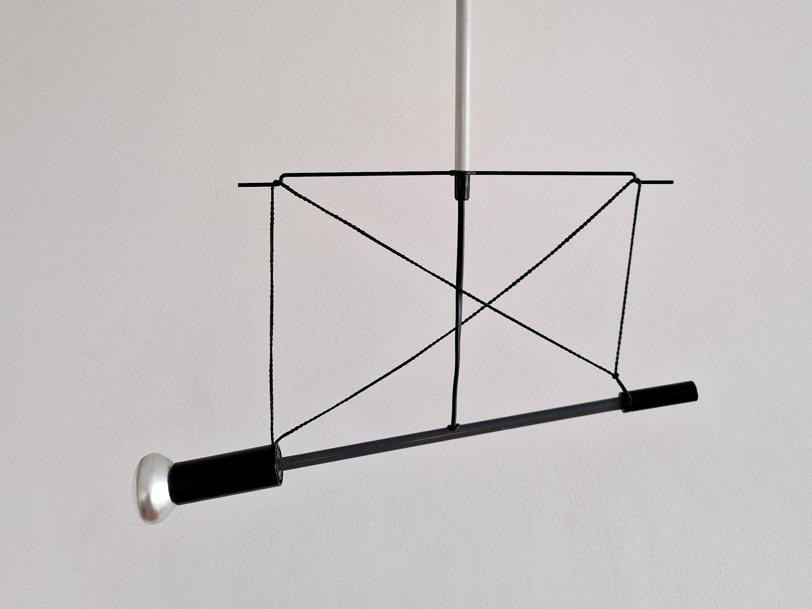 Grey and black 'Spot Torch ST' by Herman Hermsen for Designum, The Netherlands 1982