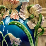 Grand vase barbotine Art Nouveau
